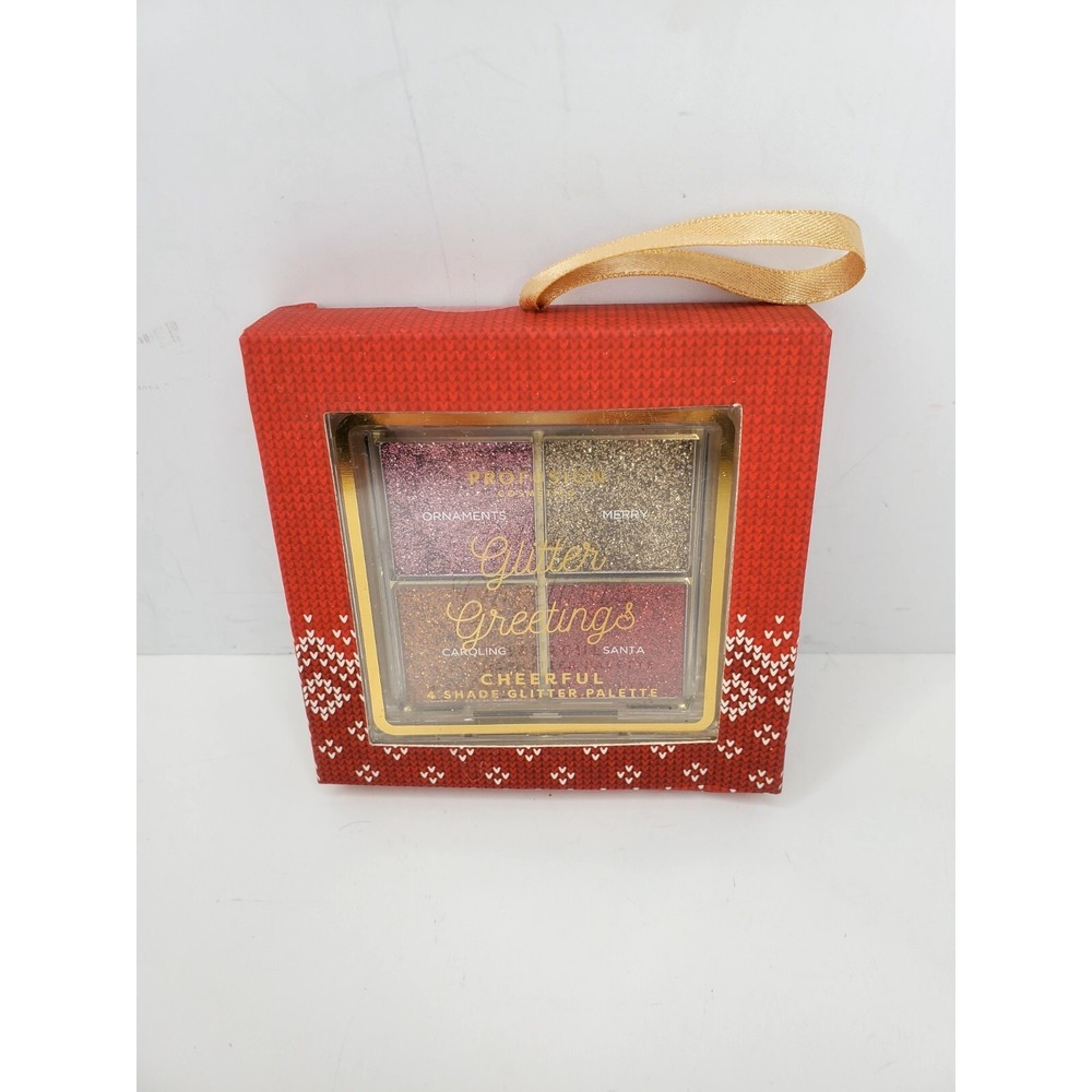New Profusion Cosmetics Glitter‎ Greetings Cheerful 4 Shades Eyeshadow Palette